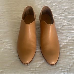 Madewell leather cut out ankle boots